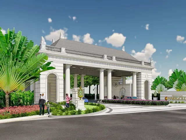 Apartment blocks at a Prestige project near Yelahanka (artist's impression)