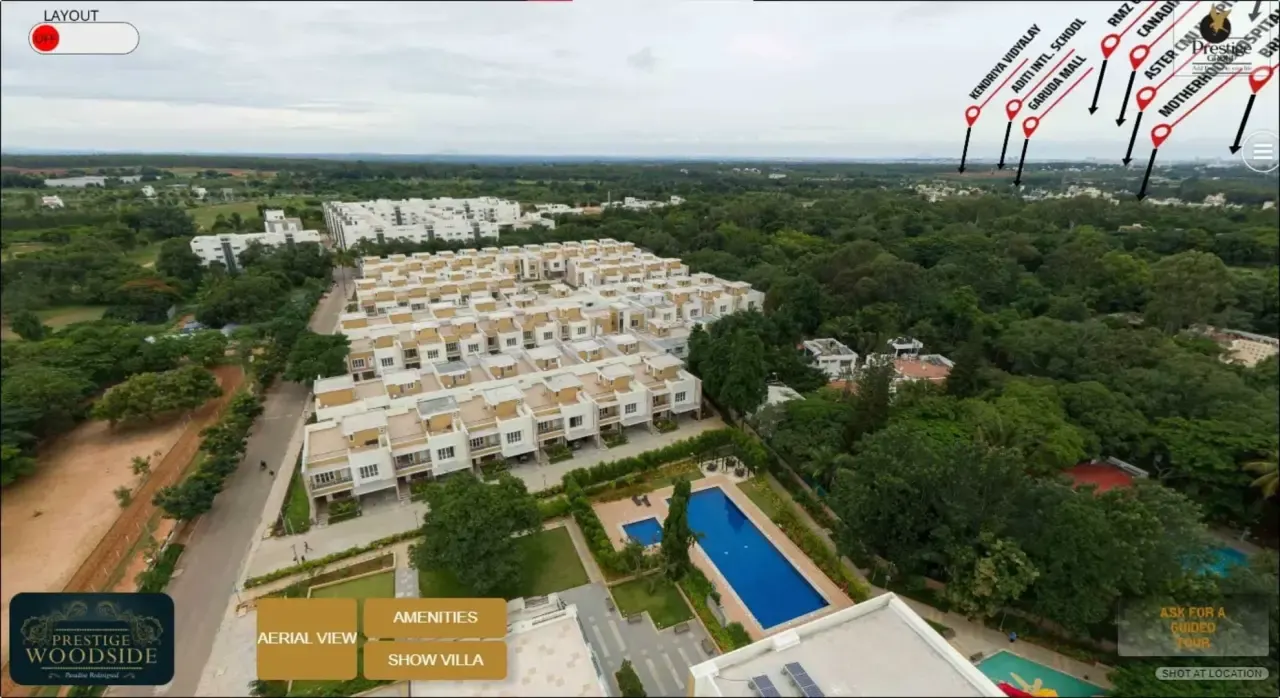 Prestige Woodside in Yelahanka (artist&rsquo;s impression)